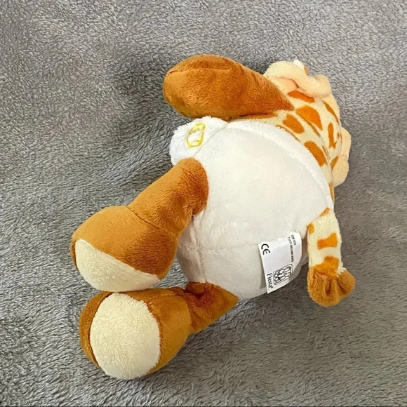 Fiesta 10" Baby Cheetah Leopard Brown Yellow Plush Stuffed Animal Toy. - Picture 6 of 7